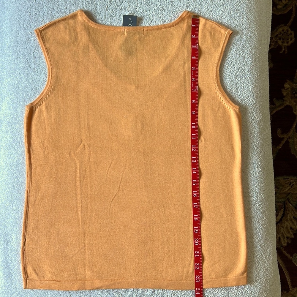 Orange Beaded Knit Top - Picture 8 of 10